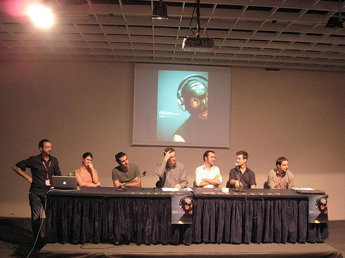 Gianpaolo DAmico, Sara Lenzi, Valerio Murat, Davide Rocchesso, Matteo Milani, Enrico Ascoli e Nicola Torpei. Photo by Thomas Alisi Gianpaolo DAmico, Sara Lenzi, Valerio Murat, Davide Rocchesso, Matteo Milani, Enrico Ascoli e Nicola Torpei