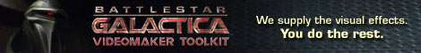 banner del concorso Battlestar Galactica