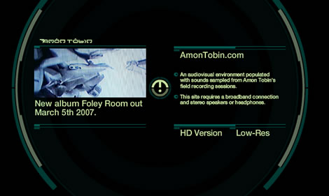 Amon Tobin website