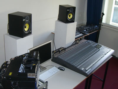 Aula 2 del corso di Sound design allo IED di Milano