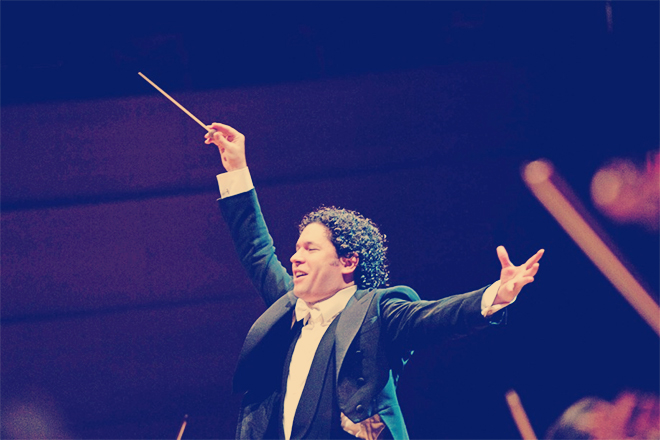 Gustavo Dudamel, LA Phil Music Director. Courtesy of the Los Angeles Philharmonic Association