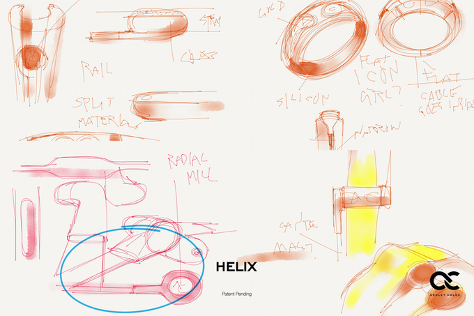 Helix Headphones sketches