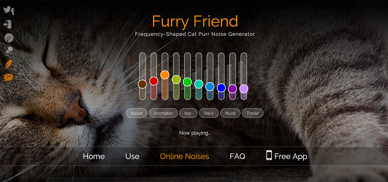 Furry Friend - Frequency-Shaped Cat Purr Noise Generator