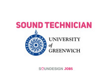 Sound Technician at University of Greenwich